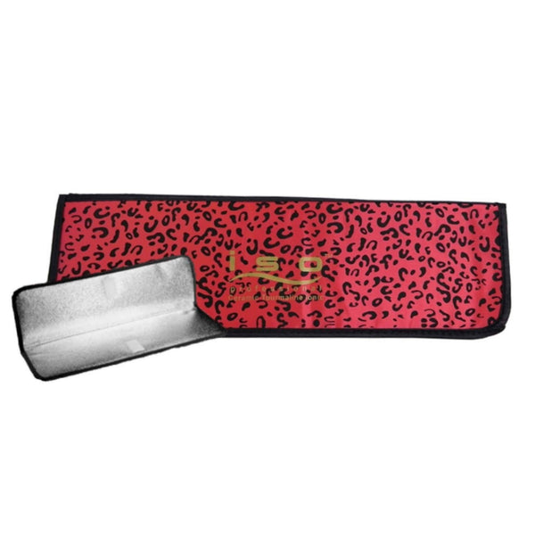 Red Leopard Heat Protective Mat