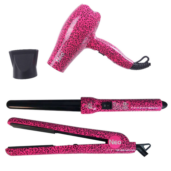 Pink Leopard Full Set w/Mini Dryer