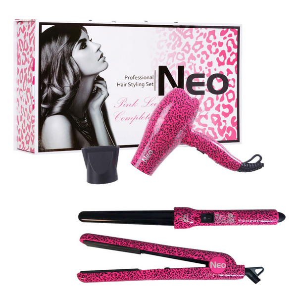 Pink Leopard Full Set w/Mini Dryer