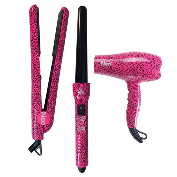 Pink Leopard Full Set w/Mini Dryer