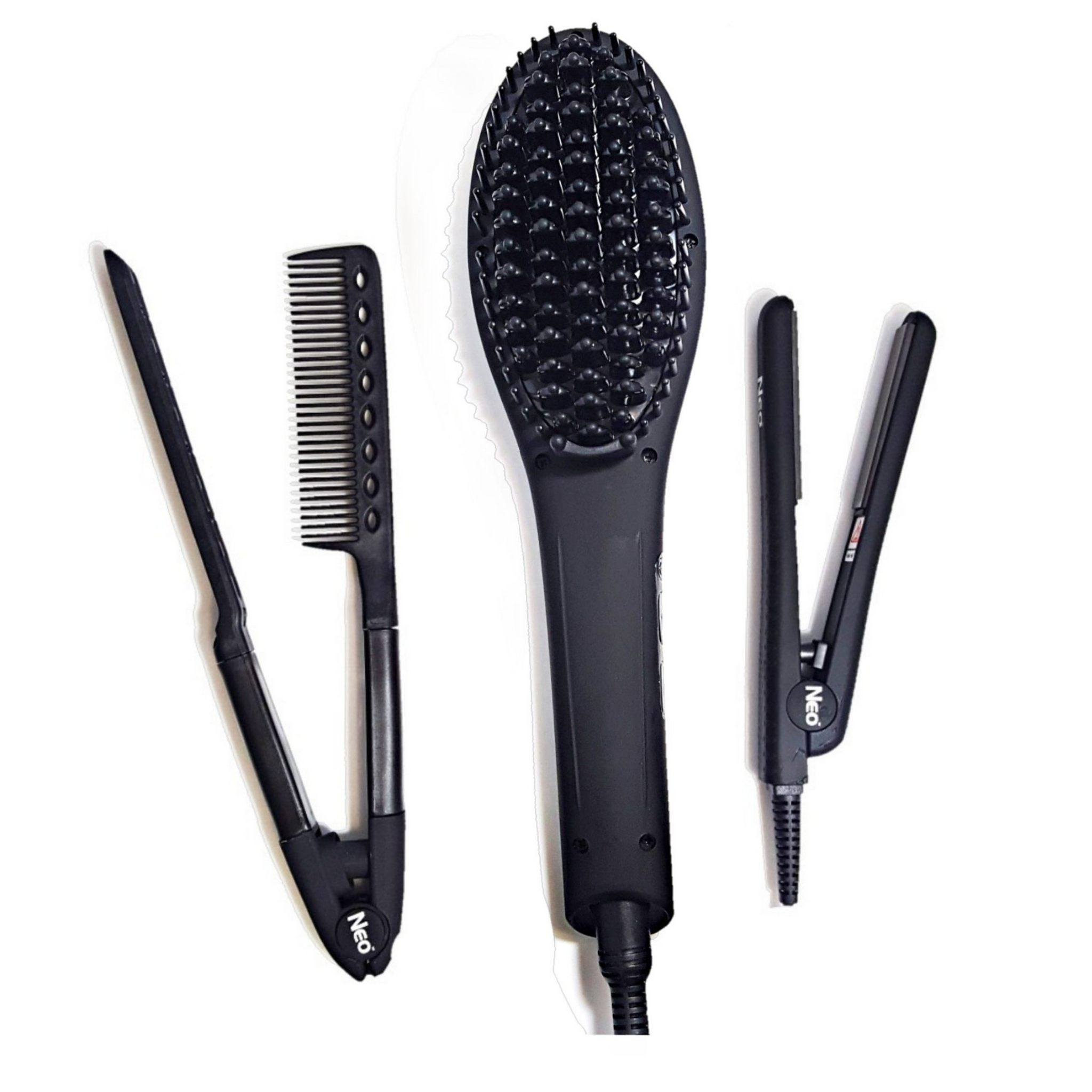 Black Heated Brush Set | Set